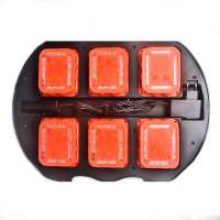 Police Equipment Rechargeable LED Traffic Warning Light Roadside Safety LED Flare Light Kit